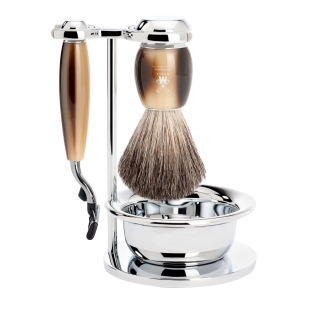 copy of Vivo Shaving Set Black Pure Badger Fusion MÜHLE - 1