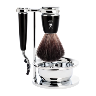 copy of Rytmo Shaving Set Black Pure Badger Mach3 MÜHLE - 1