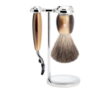 Vivo Set na holenie Horn Brown Mach3 MÜHLE - 1