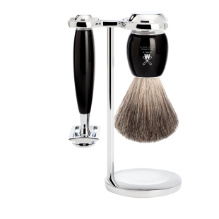 Vivo Shaving Set Black Pure Badger MÜHLE - 1