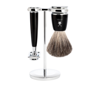 Rytmo Shaving Set Black Pure Badger MÜHLE - 1