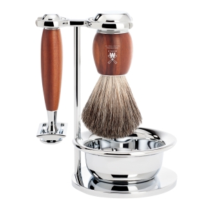Vivo Set 4 Plumwood Pure Badger MÜHLE - 1