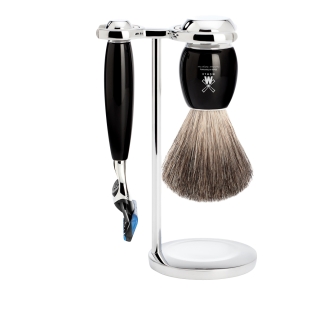 Vivo Set 3 Black Pure Badger Fusion MÜHLE - 1