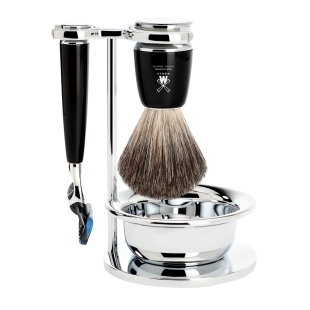 Rytmo Set 4 Black Pure Badger Fusion MÜHLE - 1