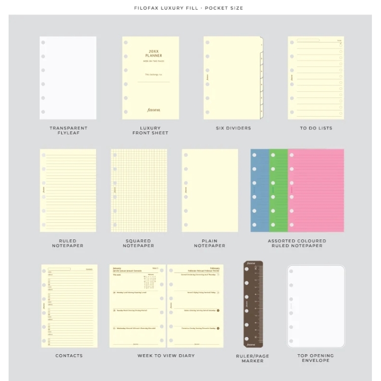 copy of Norfolk Pocket Organiser espresso FILOFAX - 6