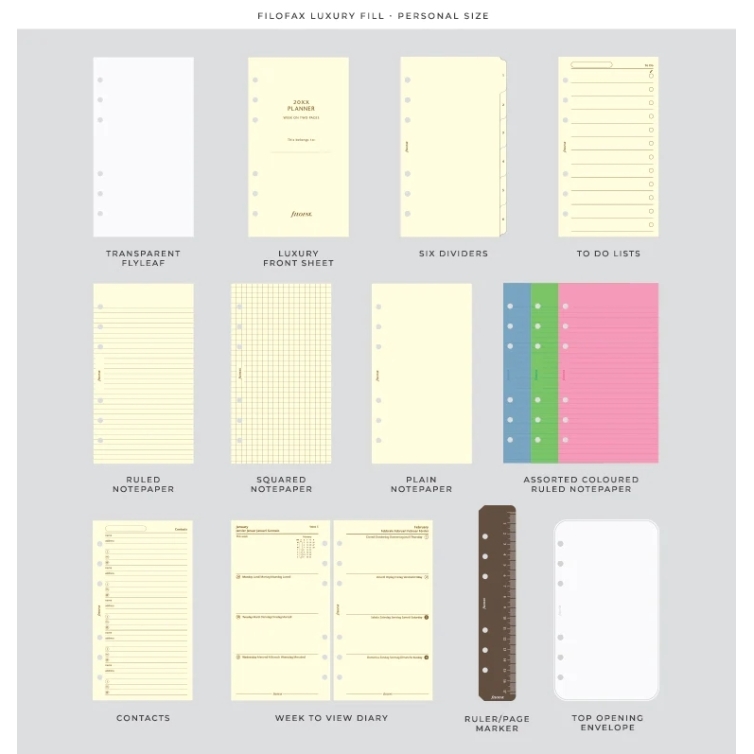 copy of Norfolk Personal Organisateur espresso FILOFAX - 9