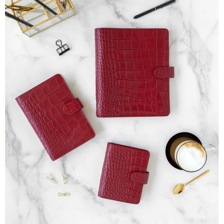 Classic Croc Organiser A5 cherry FILOFAX - 6