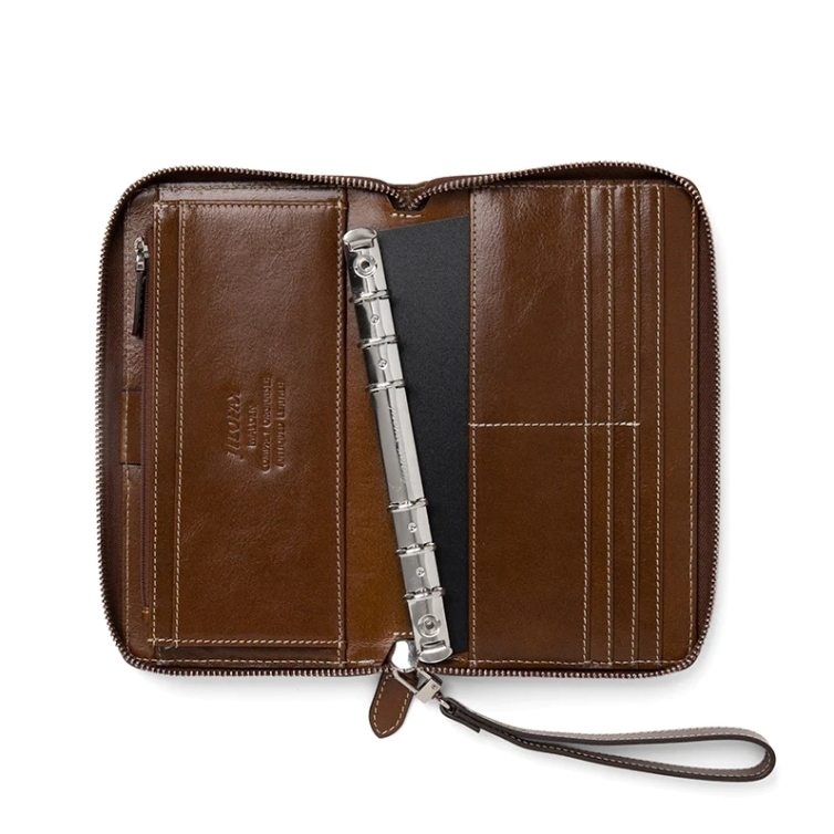 Malden Compact Zip diár osobný hnedý FILOFAX - 4