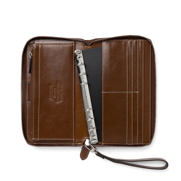 Malden Compact Zip Personal Organiser ochre FILOFAX - 4