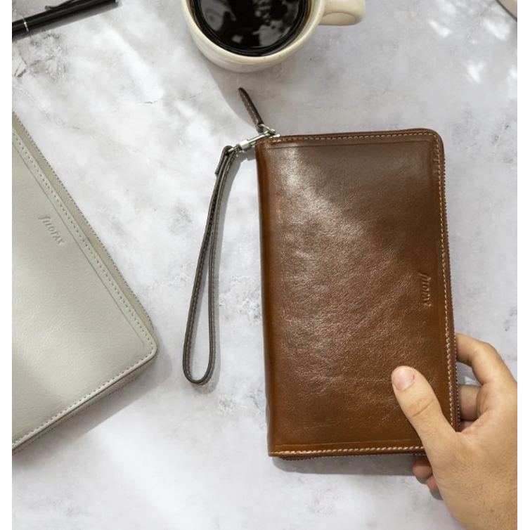 Malden Compact Zip diár osobný hnedý FILOFAX - 9