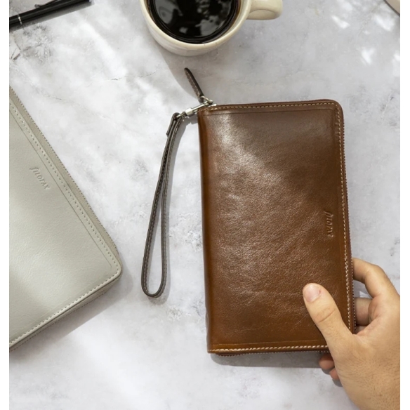Malden Compact Zip Personal Organiser ochre FILOFAX - 9