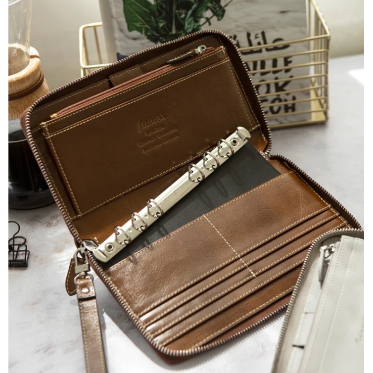 Malden Compact Zip Personal Organiser ochre FILOFAX - 12