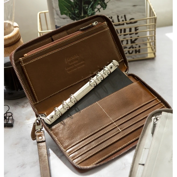 Malden Compact Zip Personal Organiser ochre FILOFAX - 12