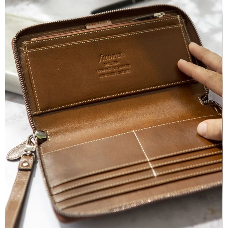 Malden Compact Zip Personal Organiser ochre FILOFAX - 13