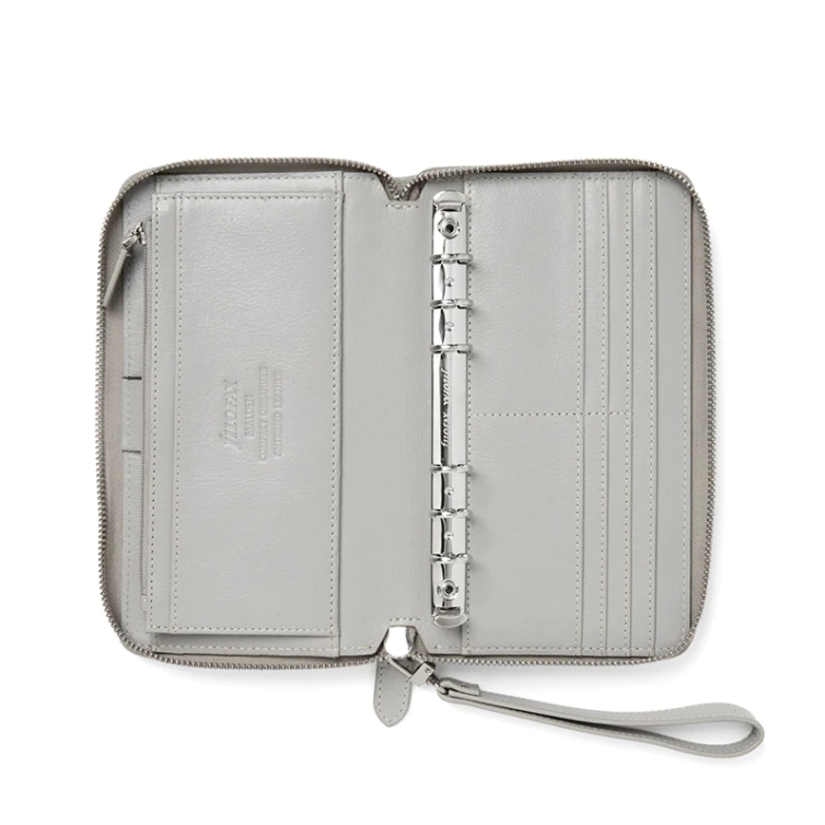 Malden Compact Zip Personal Organiser stone FILOFAX - 4