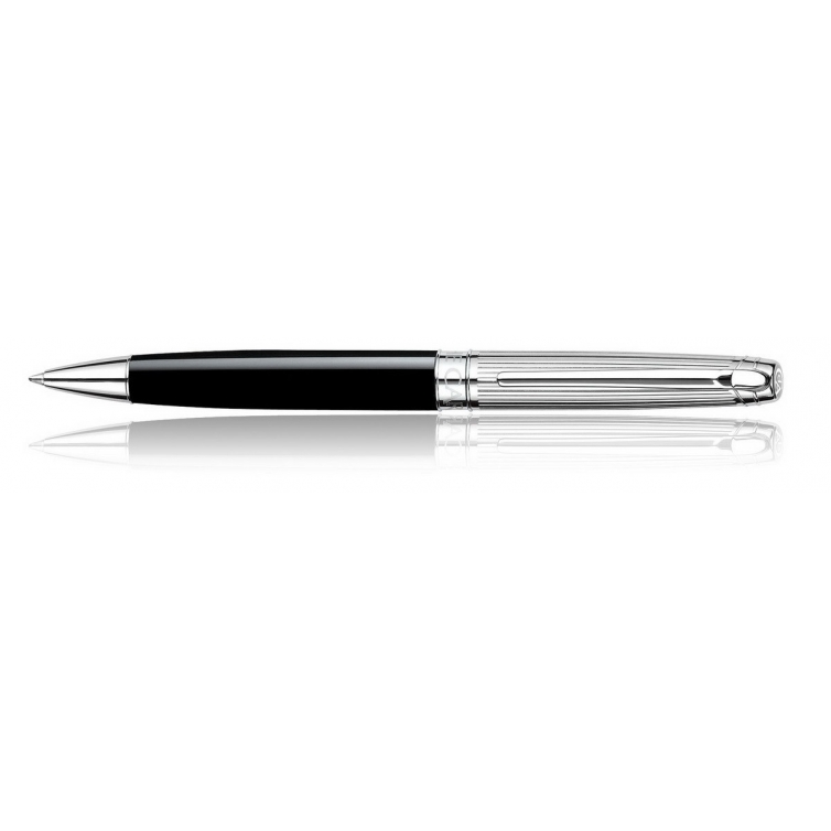 Bicolor Black silver plated guličkové pero CARAN D'ACHE - 1