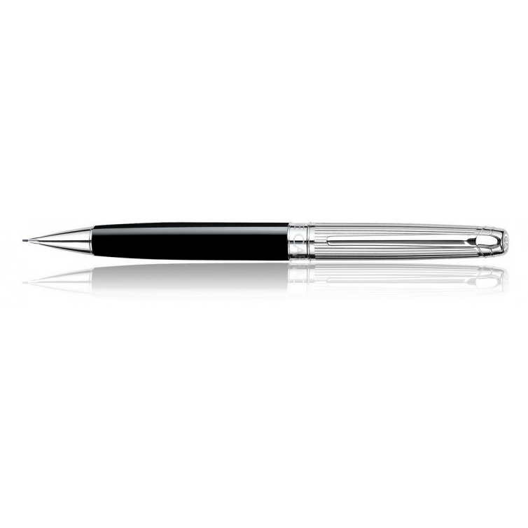 Zweifarbiger schwarz versilberter Bleistift CARAN D&#39;ACHE - 1