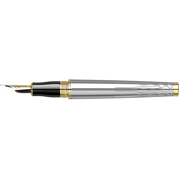Heritage Chrome Gold Plniace pero strieborné SCRIKSS - 5