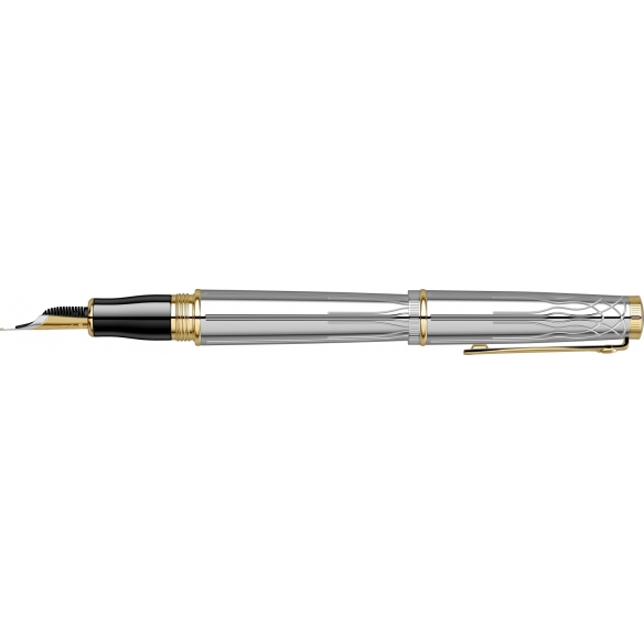 Heritage Chrome Gold Plniace pero strieborné SCRIKSS - 4