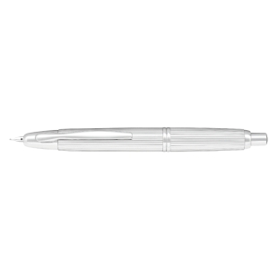 Capless Stripe Rhodium Fountain Pen silver PILOT - 2