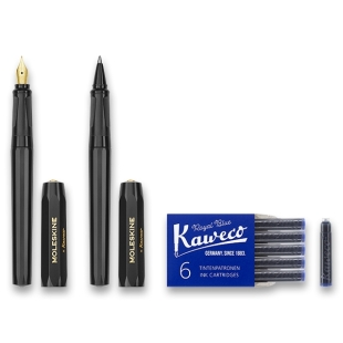 Moleskine x Kaweco Gift Set Fountain and Ballpoint Pen black PARKER - 1
