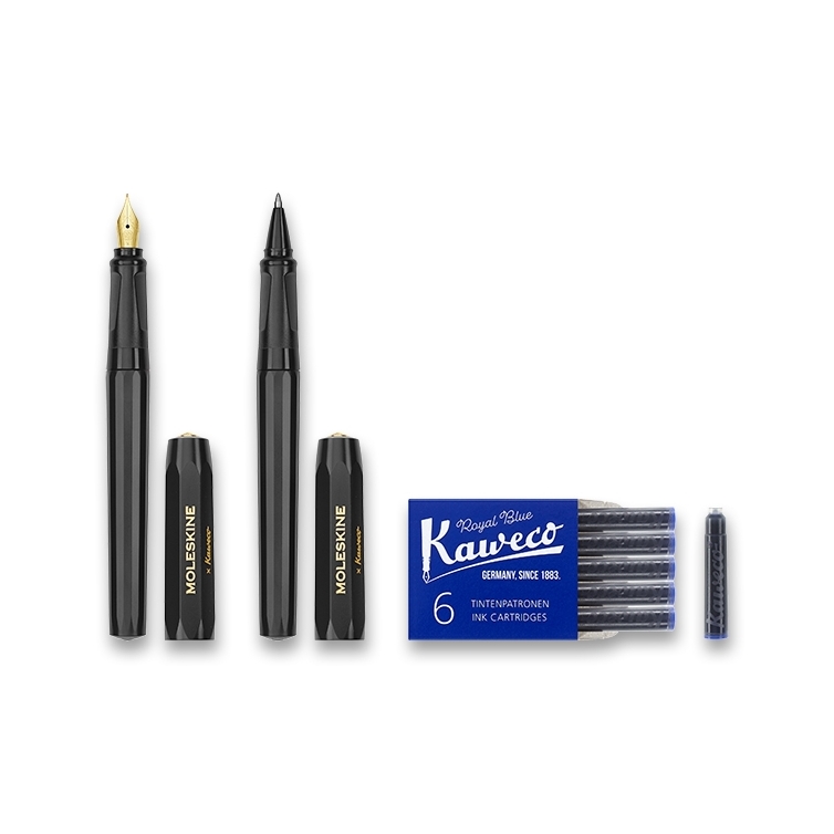 Moleskine x Kaweco Gift Set Fountain and Ballpoint Pen black PARKER - 1