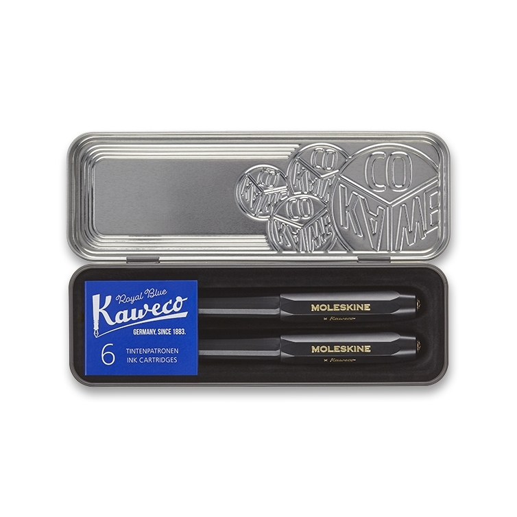 Moleskine x Kaweco Gift Set Fountain and Ballpoint Pen black PARKER - 2