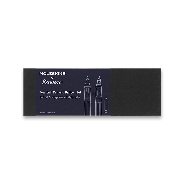 Moleskine x Kaweco Gift Set Fountain and Ballpoint Pen blue PARKER - 4
