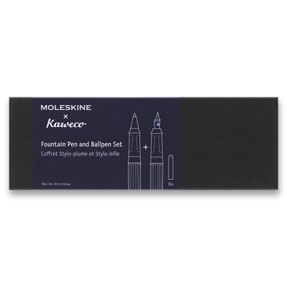 Moleskine x Kaweco Gift Set Fountain and Ballpoint Pen blue PARKER - 4