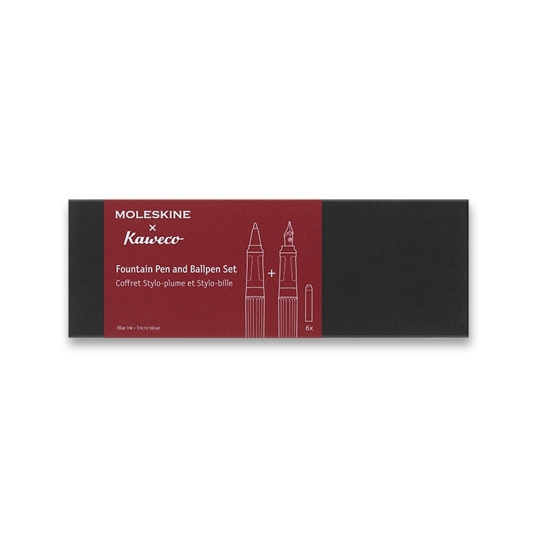 Moleskine x Kaweco Gift Set Fountain and Ballpoint Pen red PARKER - 5