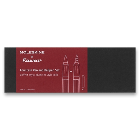 Moleskine x Kaweco Gift Set Fountain and Ballpoint Pen red PARKER - 5