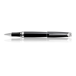 Ebony Black silver plated roller CARAN D'ACHE - 1