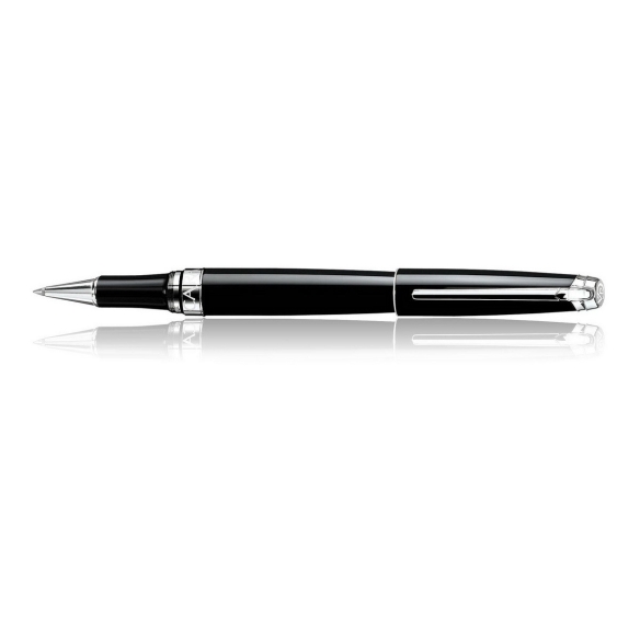 Ebony Black silver plated roller CARAN D'ACHE - 1