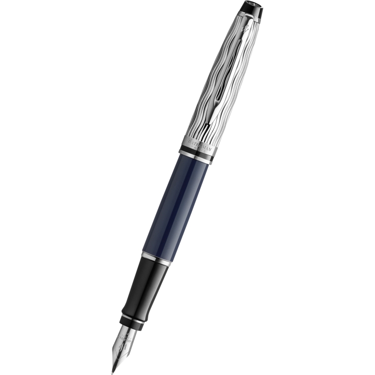 Expert Made in France DLX CT Füllfederhalter blau WATERMAN - 1
