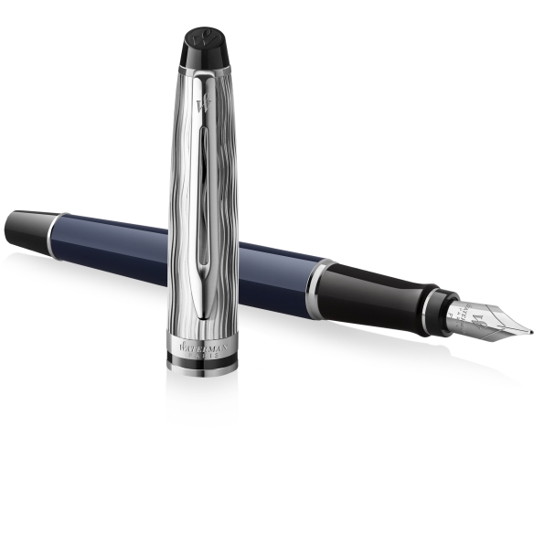 Expert Made in France DLX CT Fountain Pen blue WATERMAN - 2