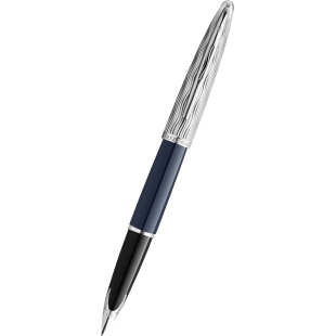 Caréne Deluxe Made in France DLX CT Fountain Pen blue WATERMAN - 1