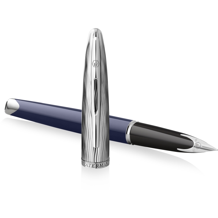 Caréne Deluxe Made in France DLX CT Plniace pero modré WATERMAN - 3