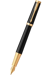 Découvrez l'élégance raffinée du stylo-plume Ingenuity Premium GT noir. Son corps en laiton lisse, orné de laque noire et de détails chromés, et sa plume en acier inoxydable finement gravée lui confèrent une précision d'écriture inégalée. Présenté dans un coffret cadeau, il est doté d'un système d'alimentation en encre à double canal et est fourni avec des recharges bleues et noires, pour une expérience d'écriture fluide et sophistiquée.