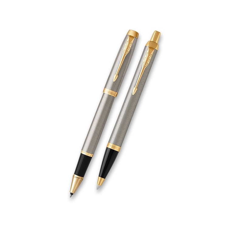 Coffret cadeau IM Roller et stylo à bille GT métal brossé PARKER - 2