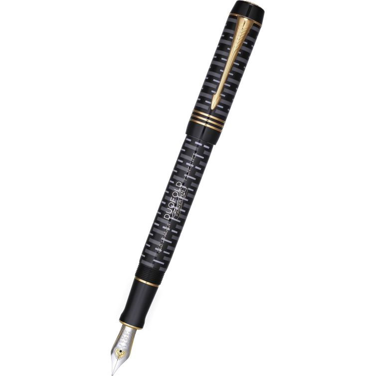 Duofold 100th Le Black GT Fountain pen black PARKER - 1