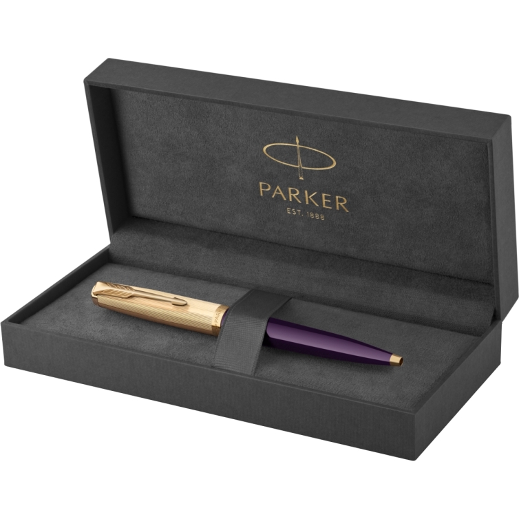 Parker 51 Deluxe GT 18kt Kugelschreiber Pflaume PARKER - 3