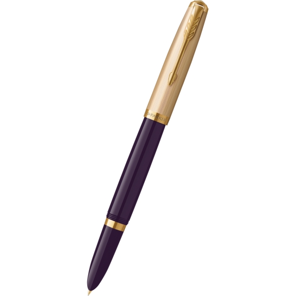 Parker 51 Deluxe GT 18kt Plniace pero Plum PARKER - 1