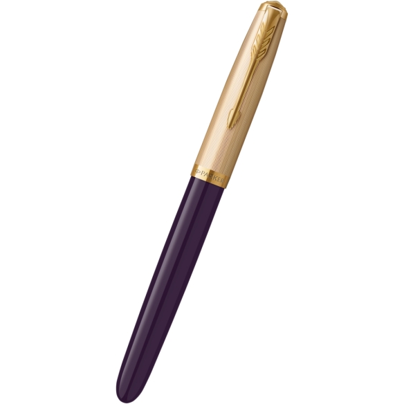Parker 51 Deluxe GT 18kt Füllfederhalter Pflaume PARKER - 2