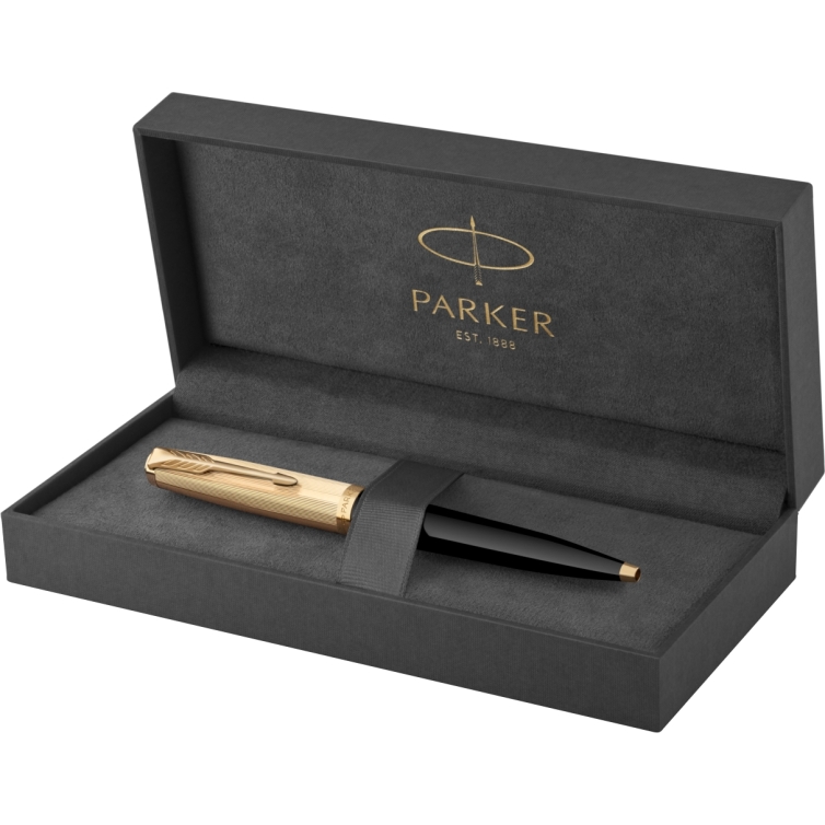 Parker 51 Deluxe GT 18kt Guľôčkové pero čierne PARKER - 3