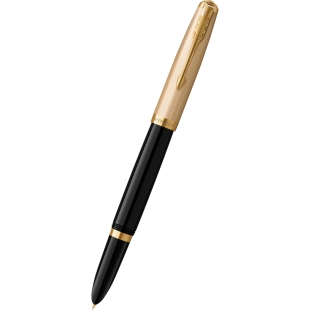 Parker 51 Deluxe GT 18kt Fountain pen black PARKER - 1