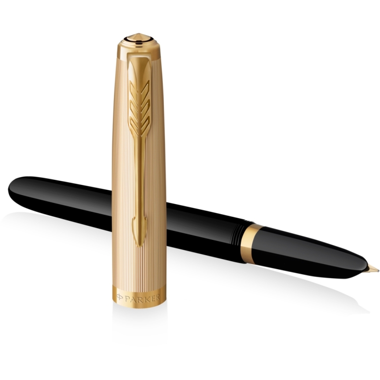 Parker 51 Deluxe GT 18kt Plniace pero čierne PARKER - 2