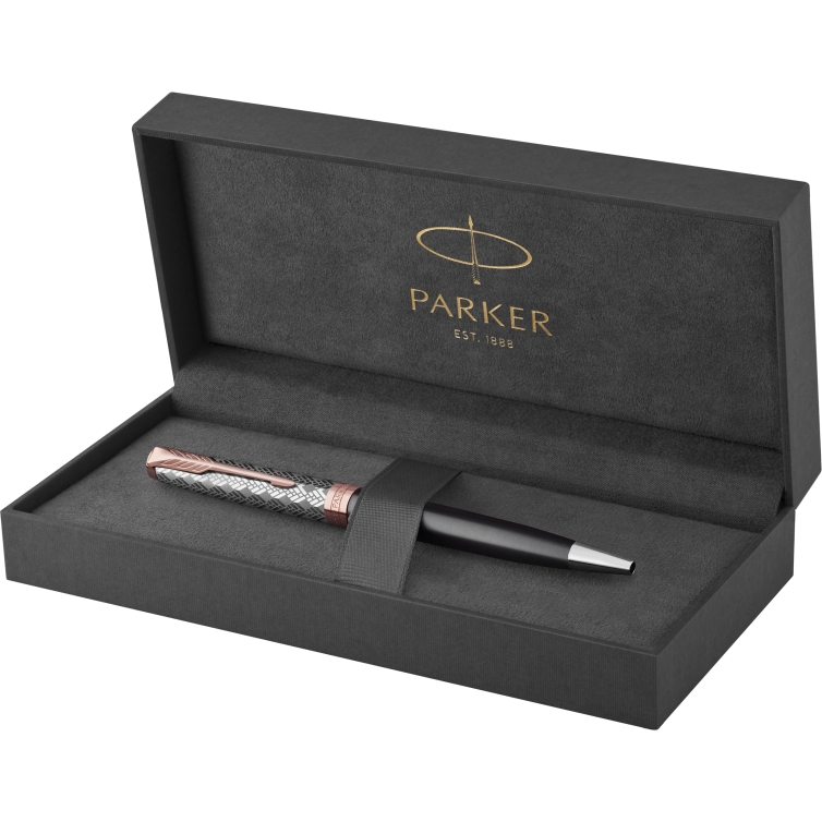 Sonnet Premium Metal PGT Kuličkové pero šedé PARKER - 3