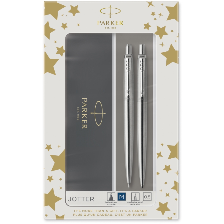 Darčekový set Jotter CT Guľôčkové pero a Mechanická ceruzka stainless steel PARKER - 3
