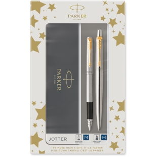 Gift set Jotter GT Fountain pen and Ballpoint Stainless Steel PARKER - 3