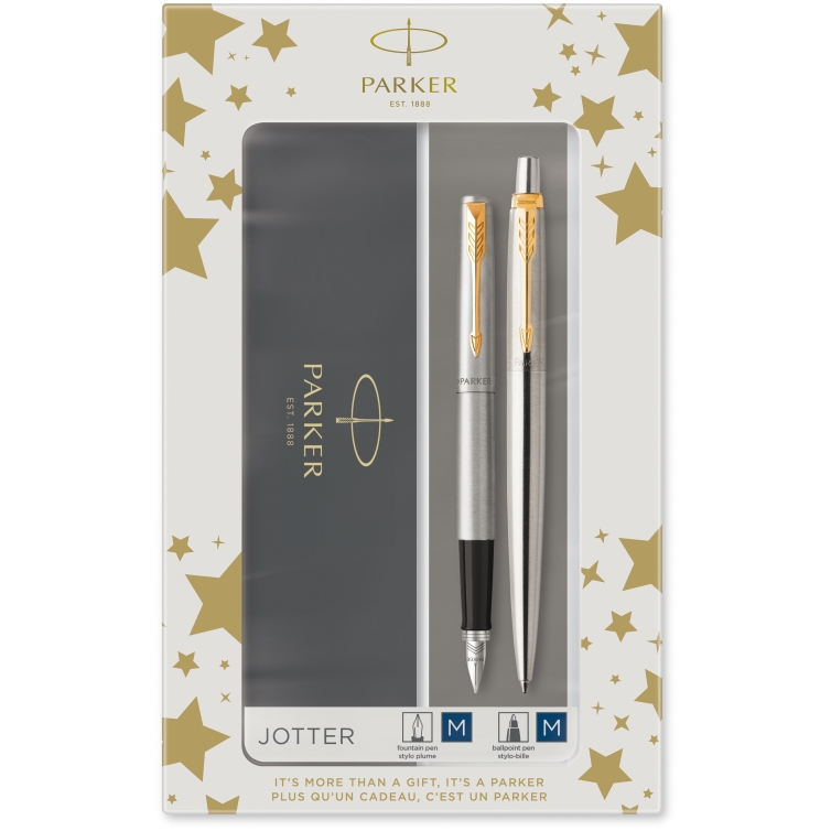 Darčekový set Jotter GT Plniace a Guľôčkové pero stainless steel PARKER - 3